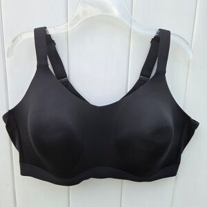 Cacique Wireless Comfort Lightly Lined Bra 46DDD Black